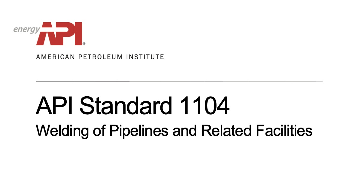 ENTRENAMIENTO PARTE C ESTANDAR API 1104 - 2023